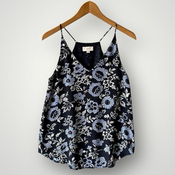 5 for $45 Loft Top Tank Blouse Women Size XS Blue - Picture 1 of 7